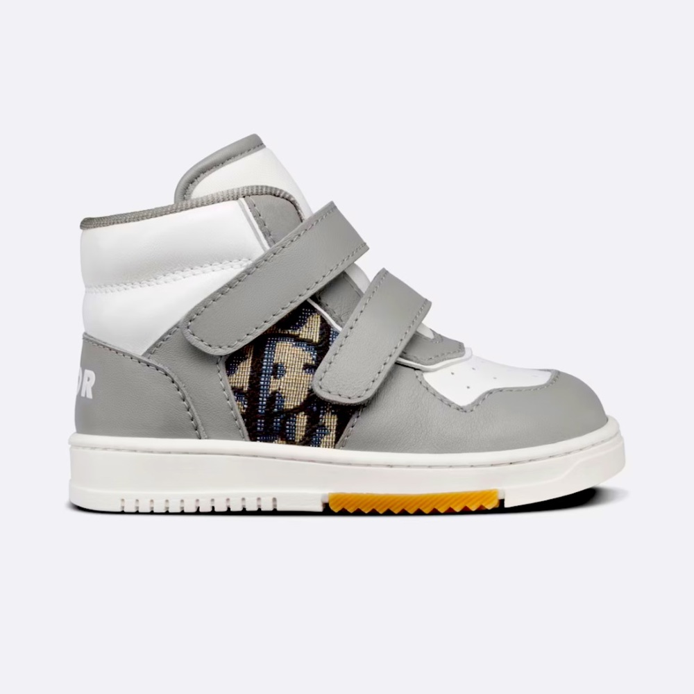 DIOR BABY DIOR HIGH-TOP SNEAKER Gris/Beige 20